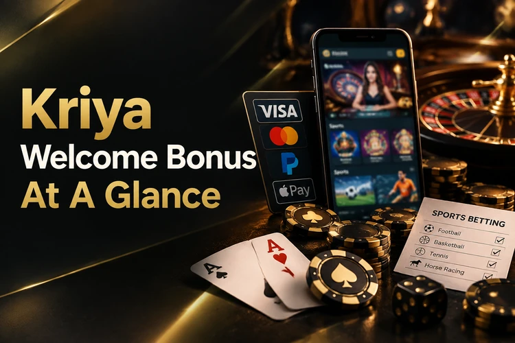 Kriya Welcome Bonus At A Glance